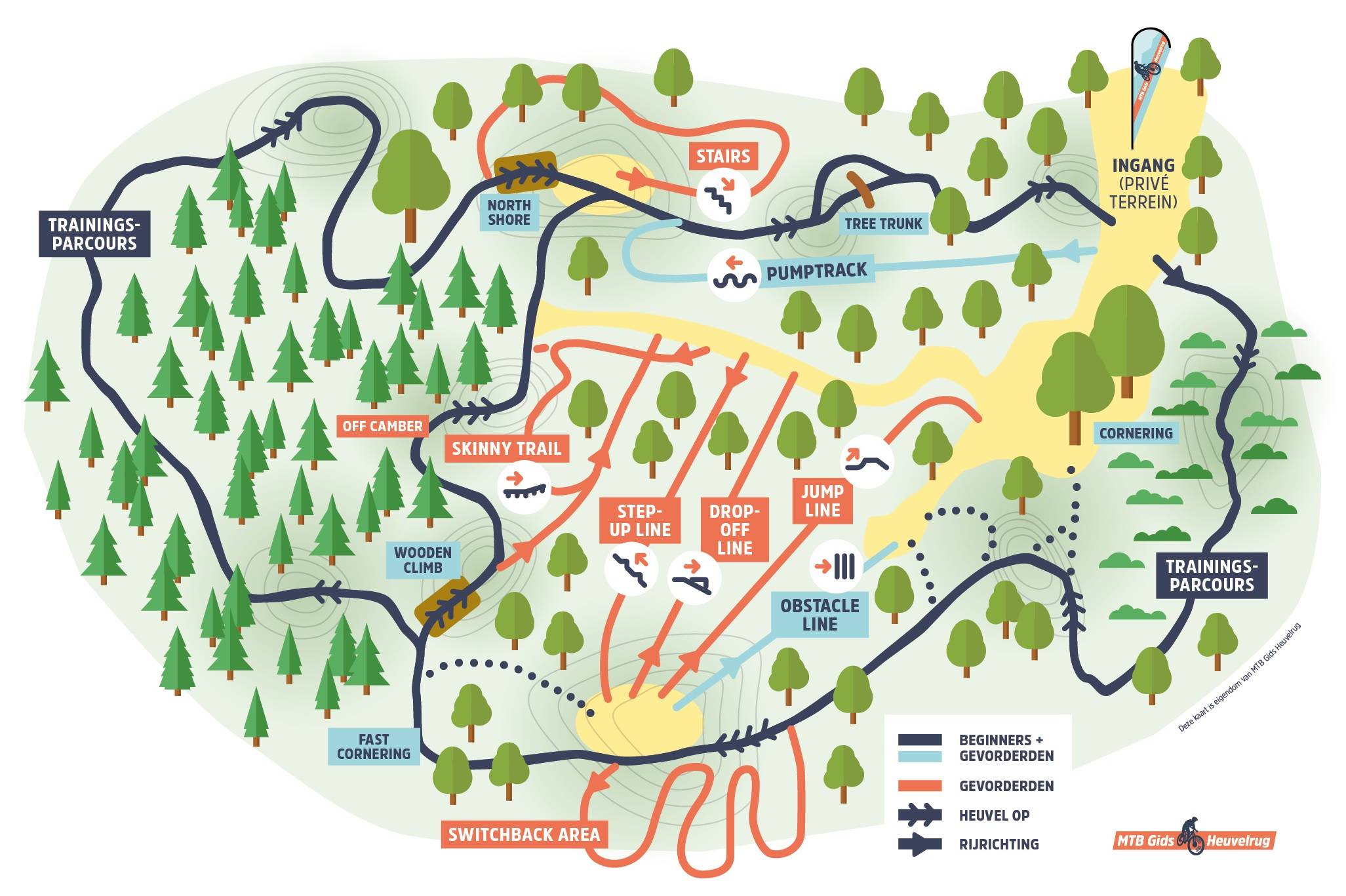 Skillpark Leersum Map